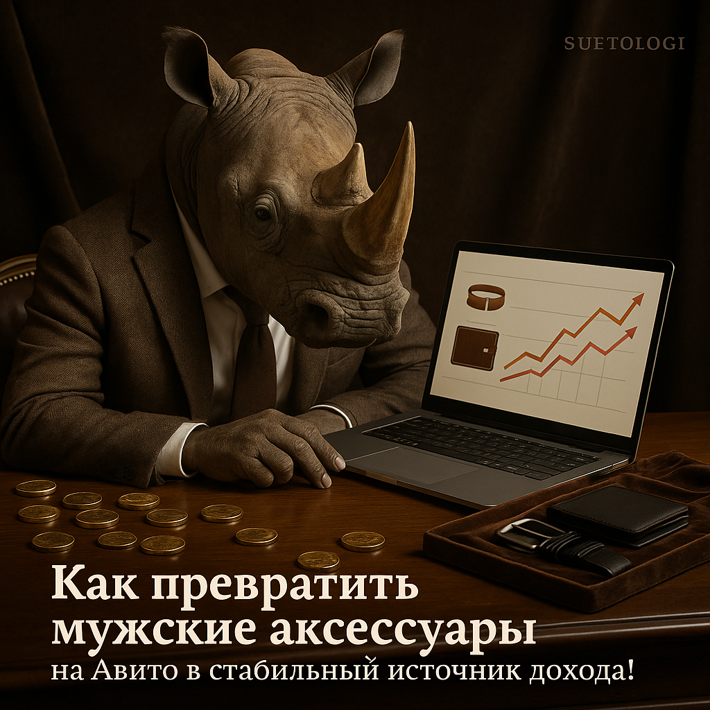    Как выйти в плюс на продаже мужских аксессуаров (ремни, кошельки) Суетолог
