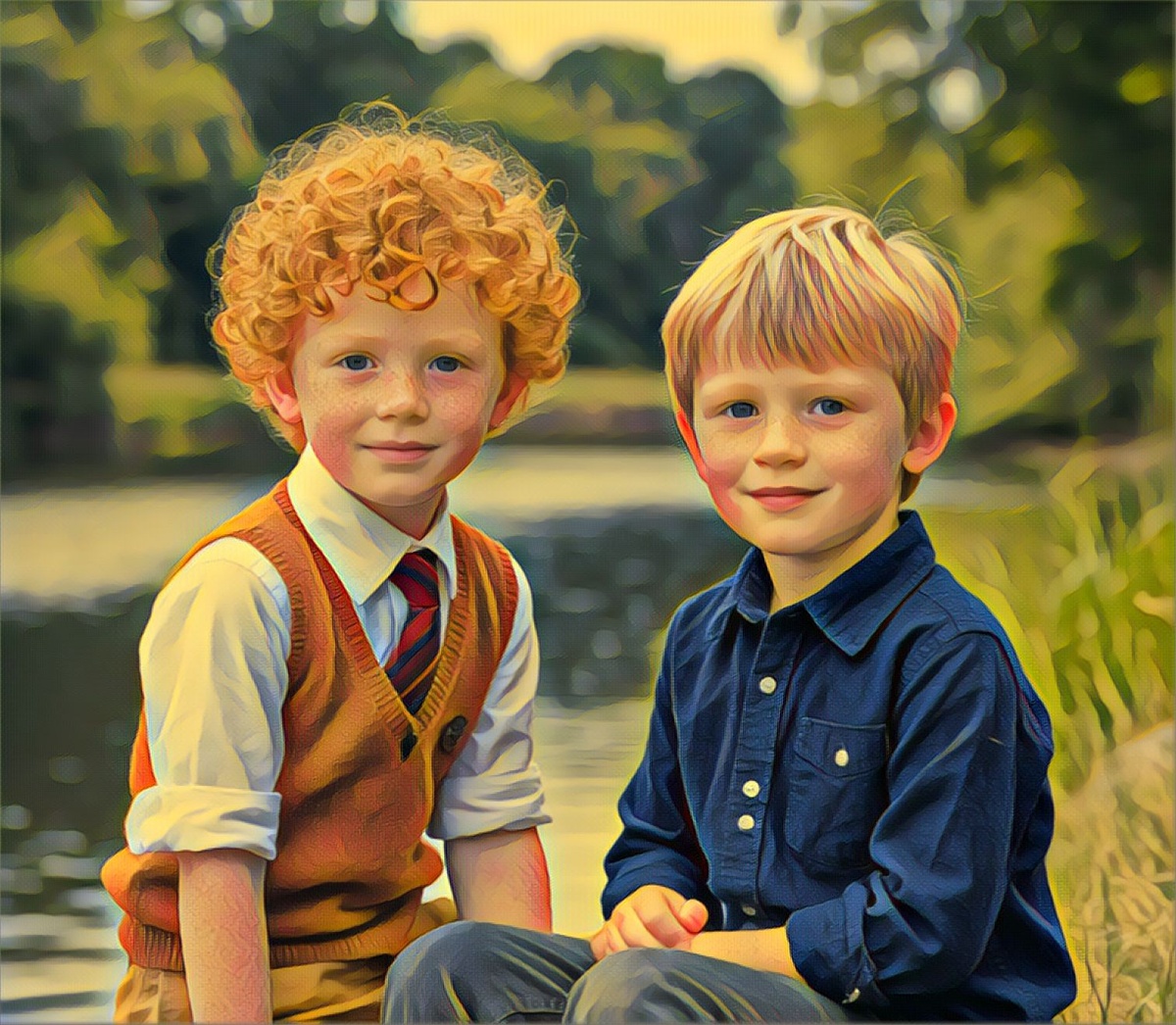 Платон и Лёва подружились