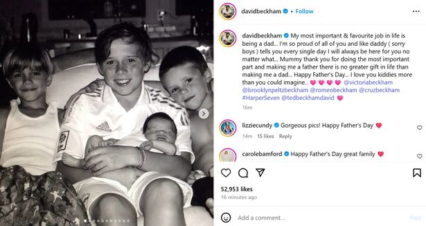 Дэвид Бекхэм пошутил, что его сыновья ненавидят, когда он называет себя «папочкой»