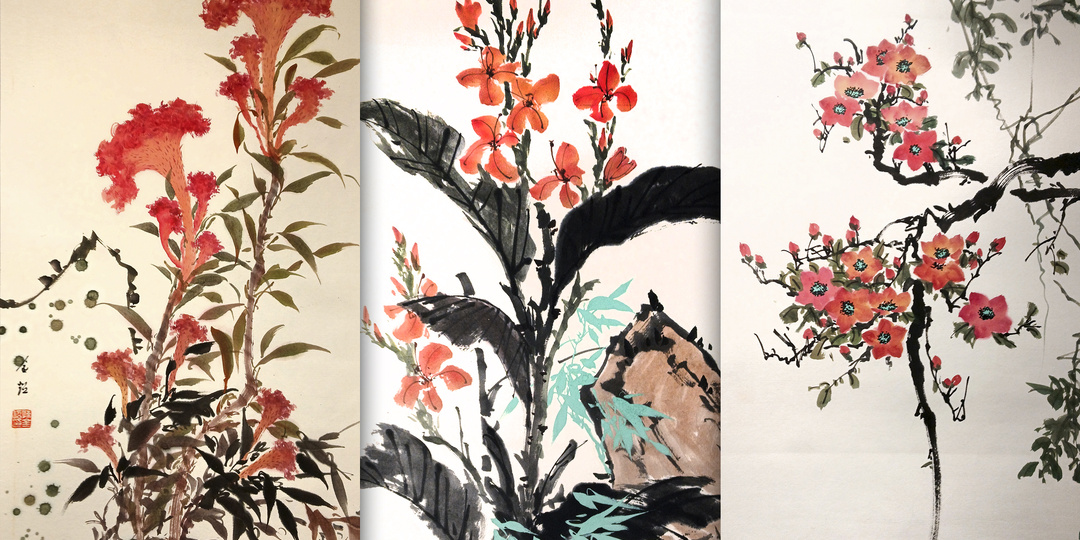 3 красных «мужских» цветка в культурном коде Китая.