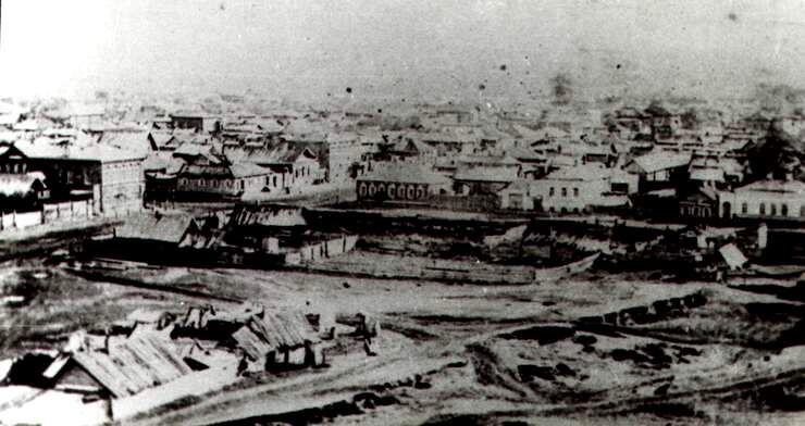 Площадь до начала возведения собора. Фото - https://chronograph.livejournal.com/255162.html