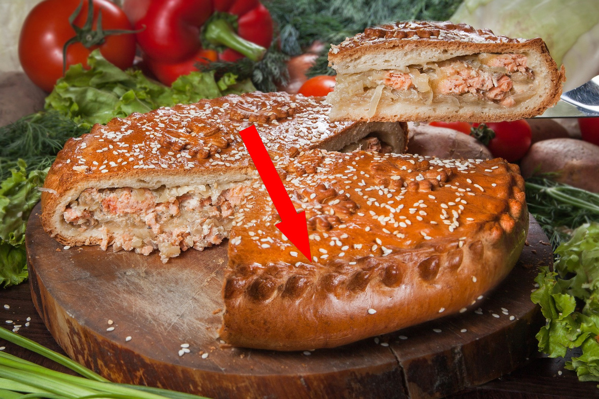    Тайный рецепт купеческого пирога с икрой и рисом раскрыт