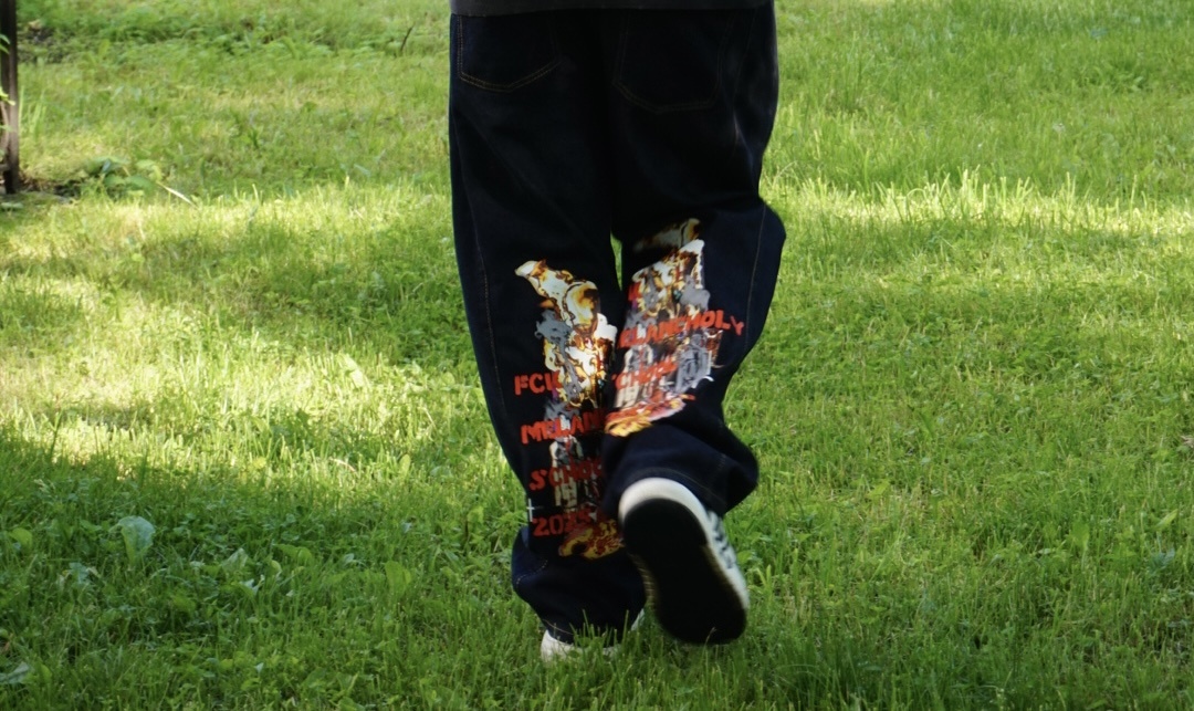 Джинсы FCKMELANCHOLYSCHOOL 