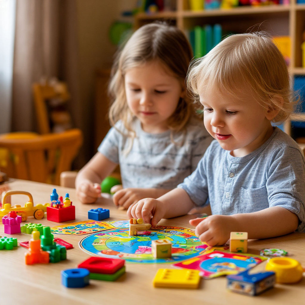 несколько увлекательных игр для ребёнка в зависимости от возраста и интересов: