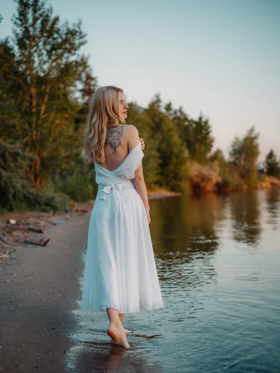 Фото на природе отлично выходят в закатное время