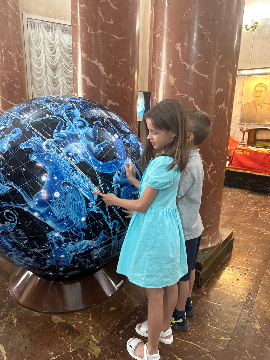 Звездный глобус. Фото автора 