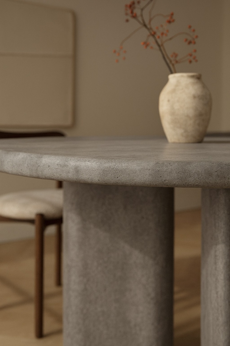 стол из микроцемента