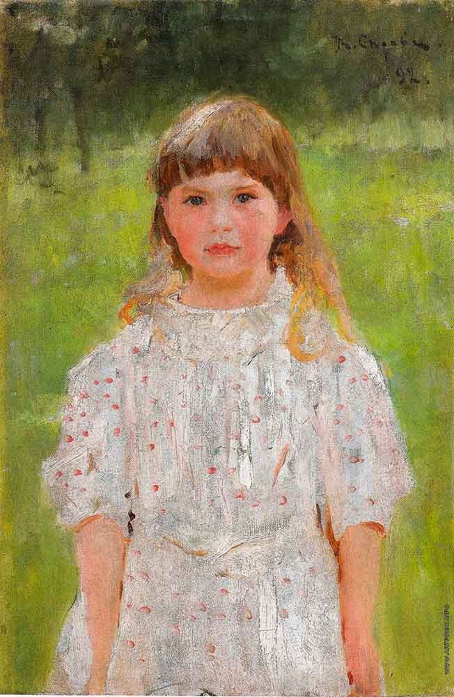 Валентин Серов. Портрет Лели фон Дервиз.