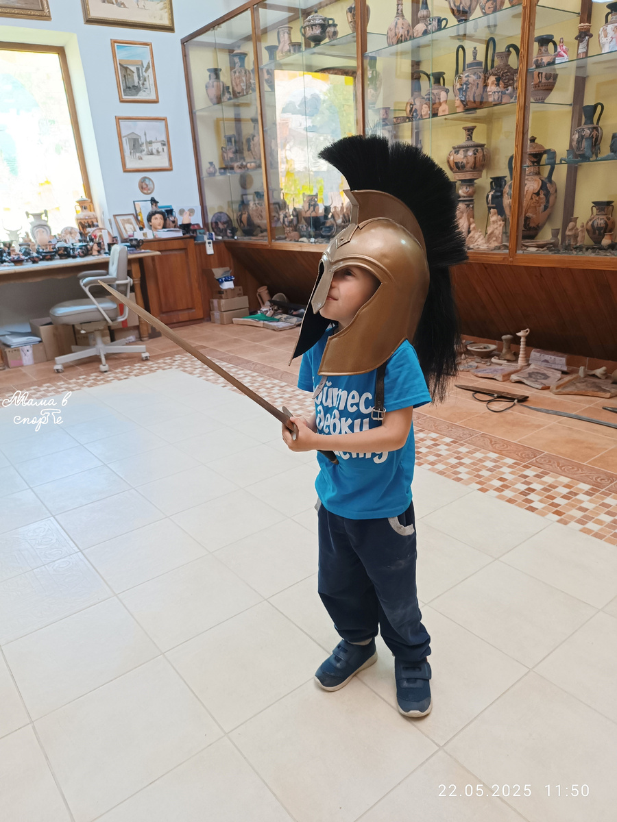 В музее "Античная Горгиппия".