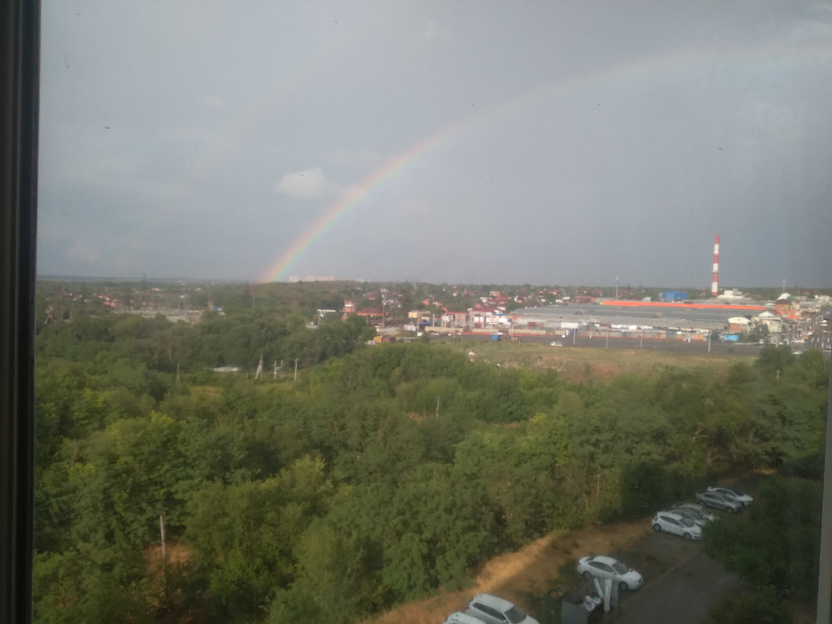 Но после дождя бывает радуга) Вживую ярче