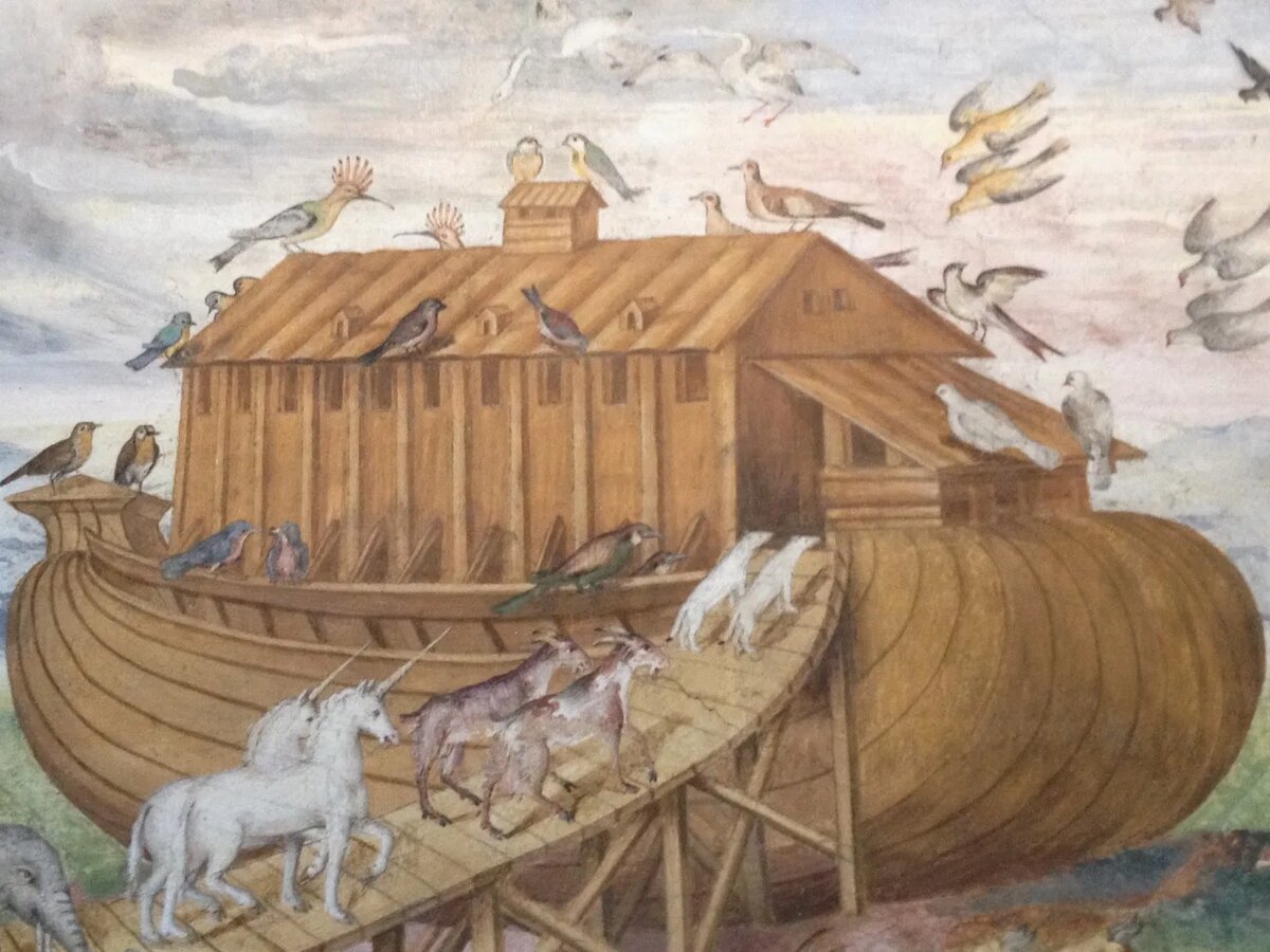 Ноев Ковчег глазами художников. https://clck.ru/3Md2p6
