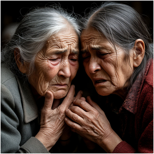 Сгенерировано ИИ- печаль и слёзы чистят Душу, надо понять и ПРОСТИТЬ.