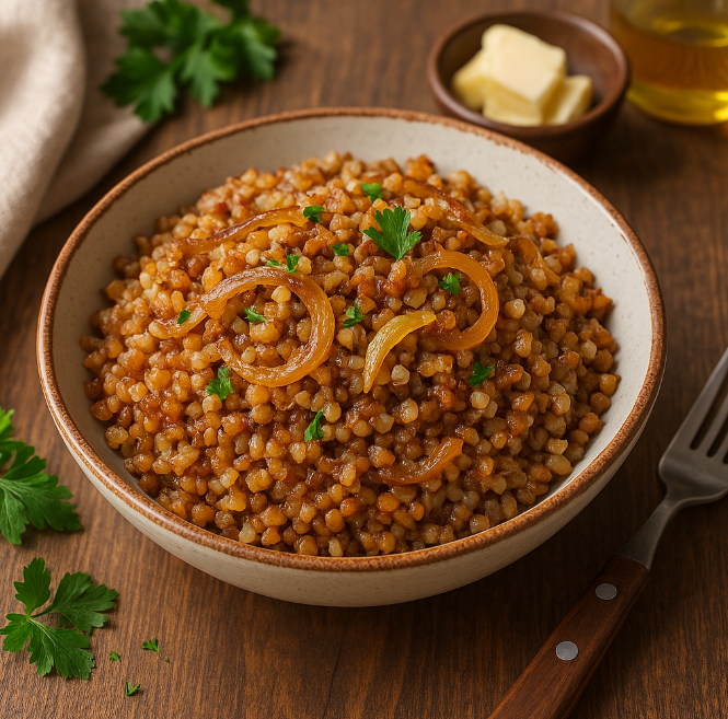 Гречка с жареным луком рецепты от Дарики