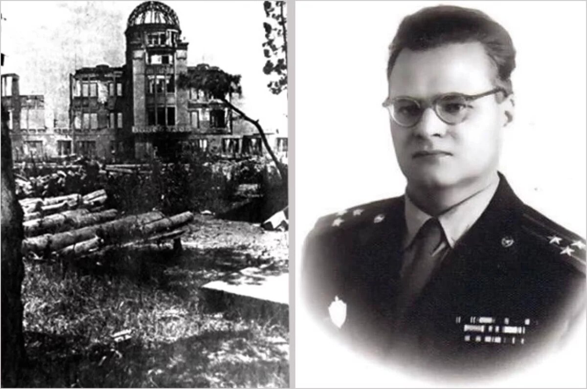    Леонид Квасников; Хиросима после американской ядерной бомбардировки, унёсшей сразу более 140 тысяч жизней.