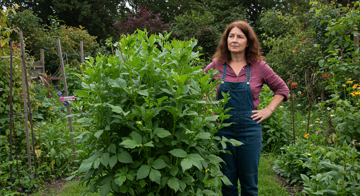 Листвы полно, а цветов нет...