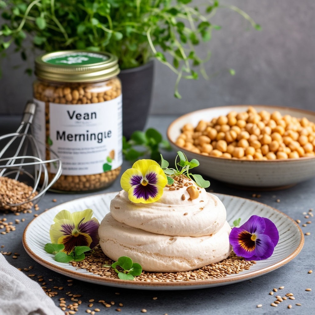 Безе на аквафабе от нута