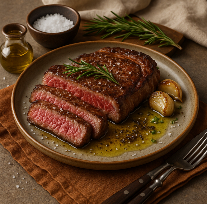 Стейк из мраморной говядины Вагю рецепты от Дарики