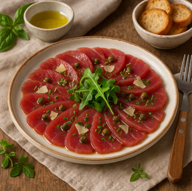 Карпаччо из тунца блюфин рецепты от Дарики