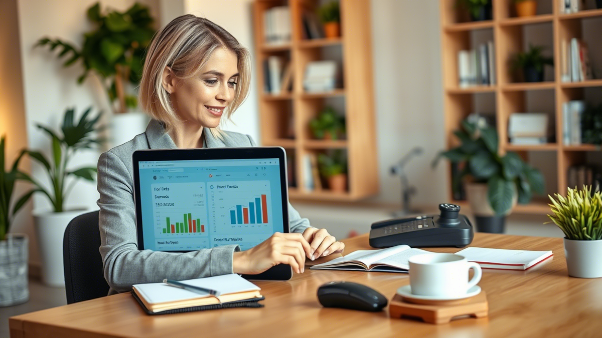    Аналитик анализирует данные перед корректировкой цен. datalopata