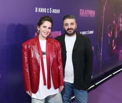 Сарик Андреасян с женой ЛИзой Моряк