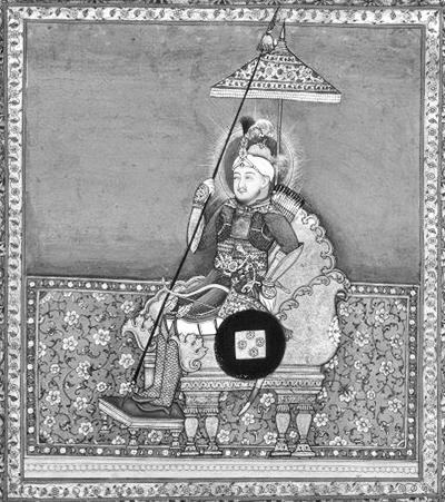 Неизв. автор. Тимур. Миниатюра. 1774