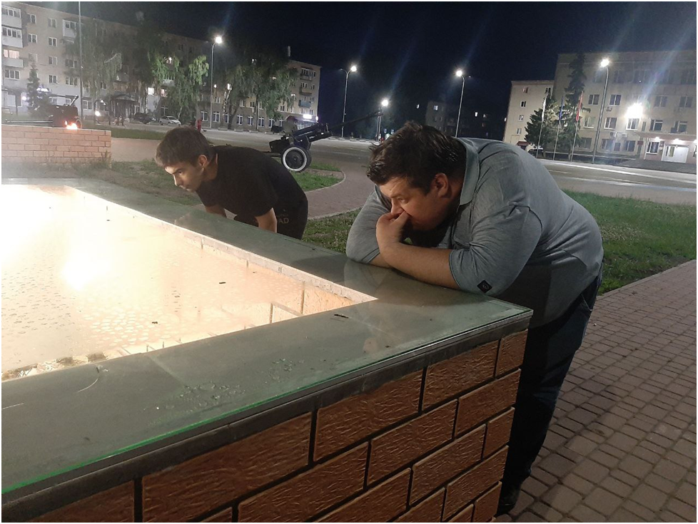 Макет Петровской крепости на городской Площади. Автор 3-х первых снимков Елена Сушкова.