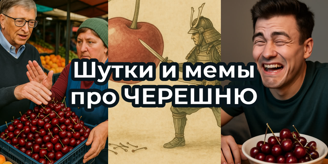 Шутки и МЕМЫ про ЧЕРЕШНЮ 2024. Ягодная подборка