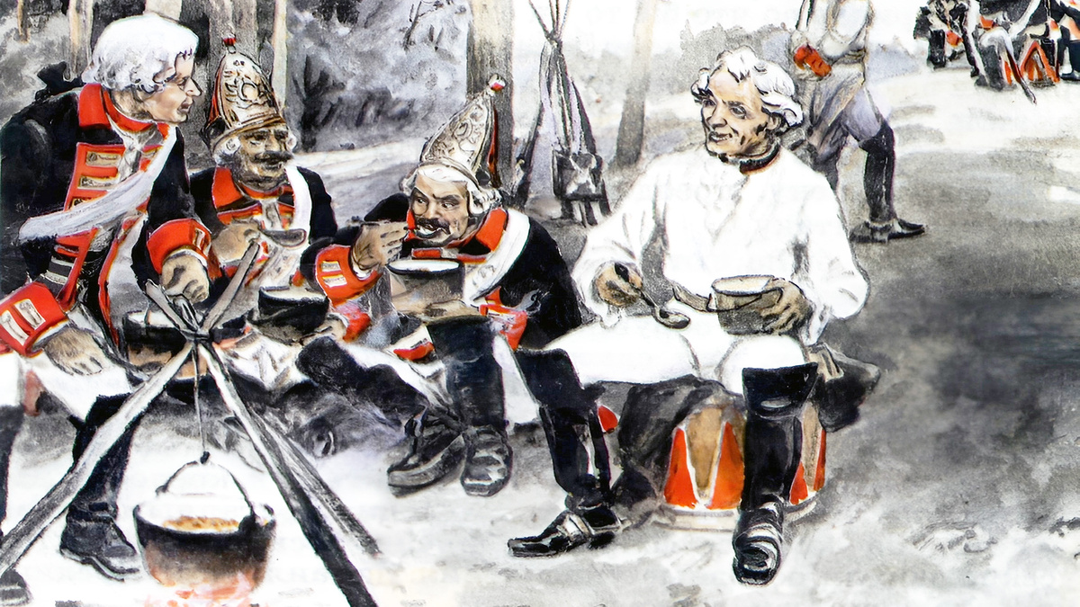 Война войной, а обед по расписанию