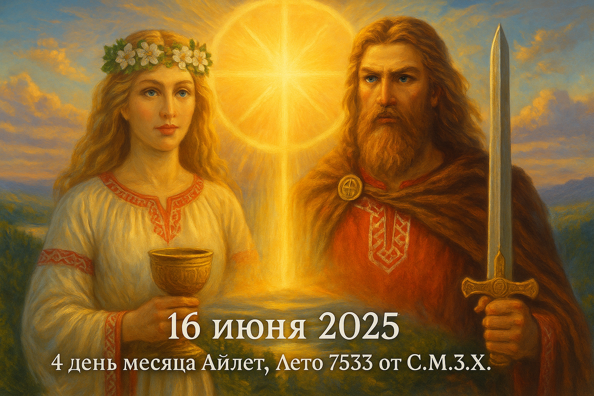 День Родовых Ликов — Лада и Перун, соединённые через Лику Единства и Силы. День, когда Силы Рода соединяются в тебе.