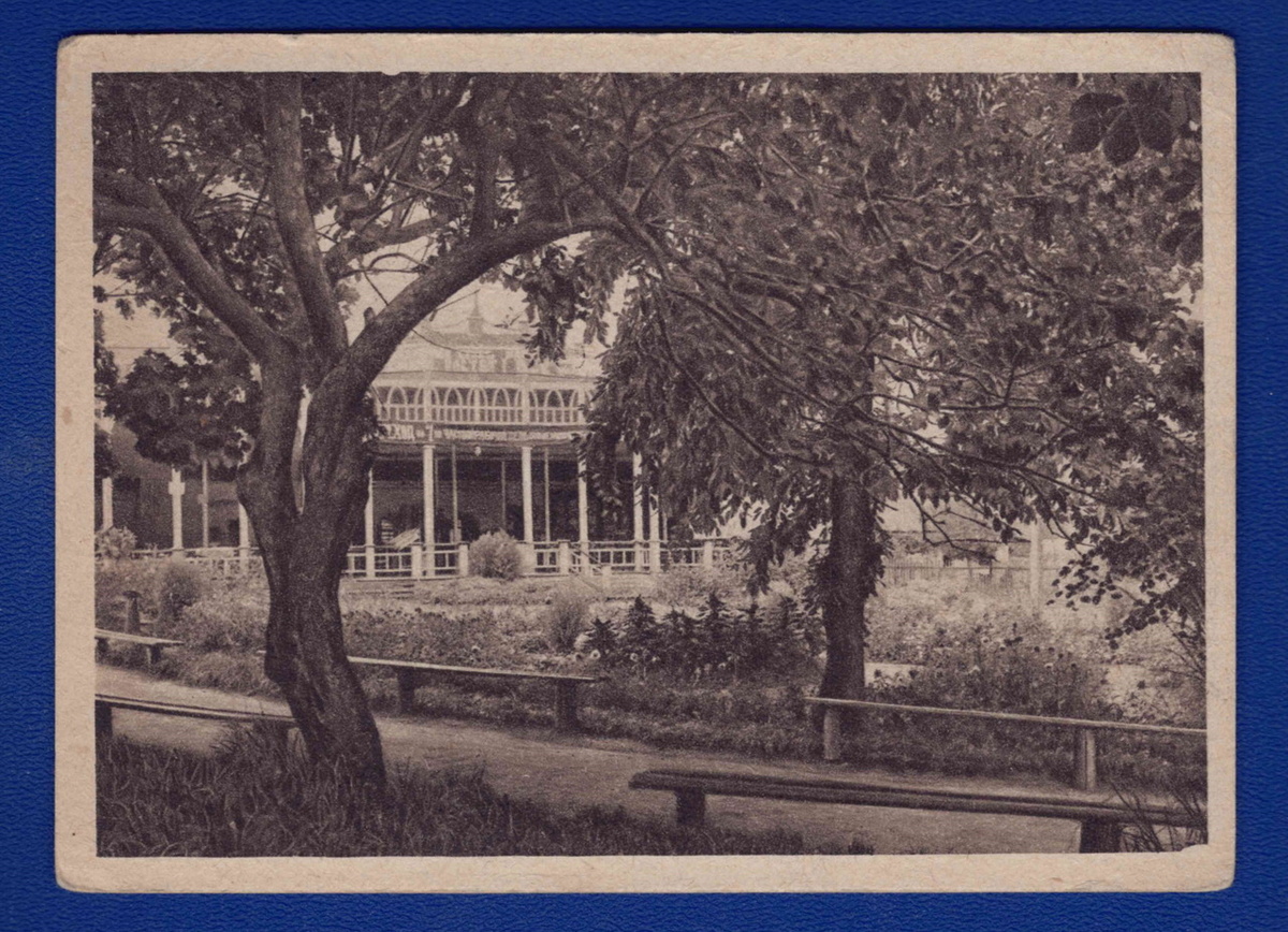 Открытка "Тула. Сад клуба им. Ленина"