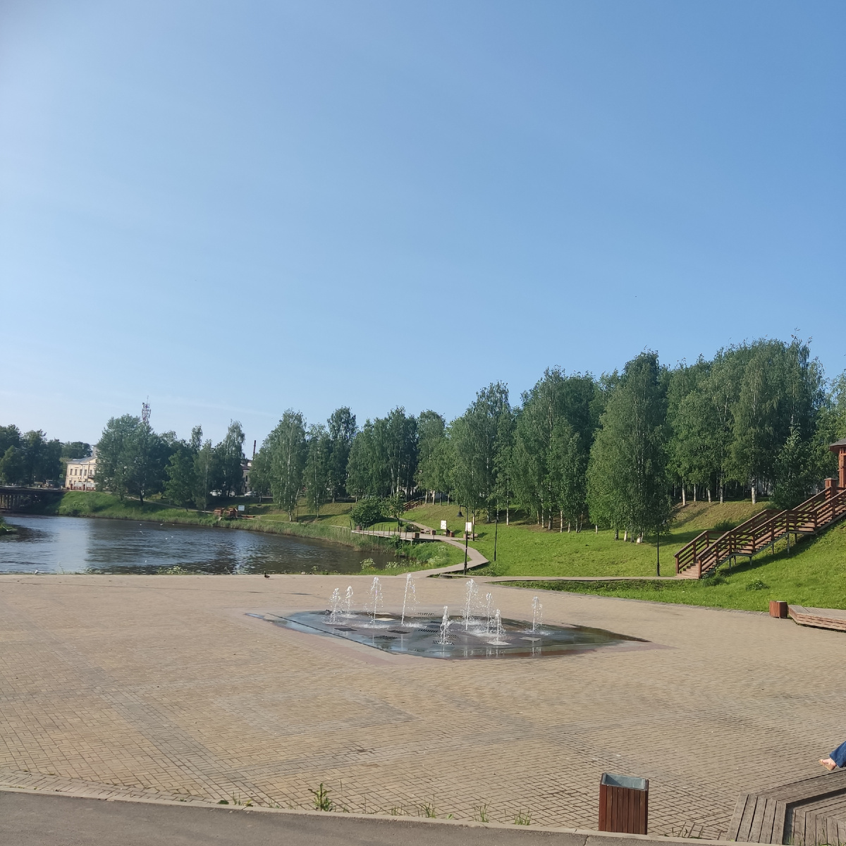 Набережная реки Вытегры