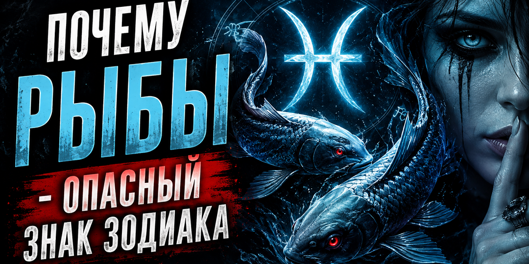 Почему РЫБЫ - опасный знак ЗОДИАКА?