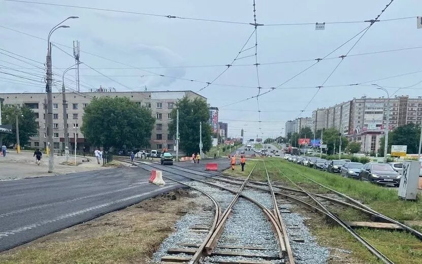    Первый этап ремонта перекрестка Ленина – Халтурина завершили в Ижевске