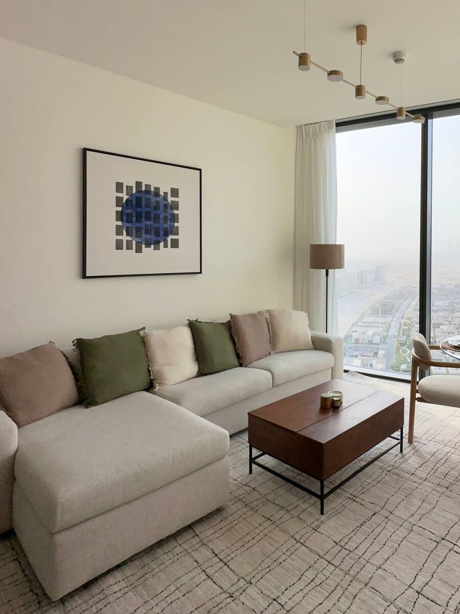 Квартира в стиле джапанди; проект Furni в Дубае