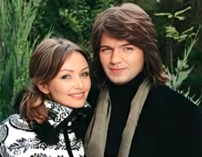 на фото Елена Изаксон и Дмитрий Маликов в молодости