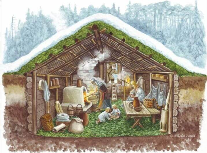 Дом полуземлянка