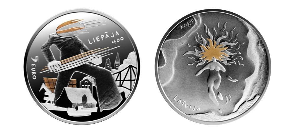    Памятная монета Лиепая 2025 года