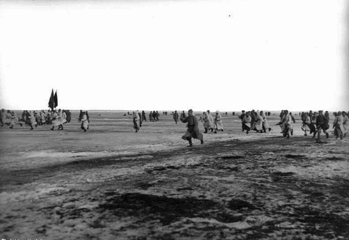 Красная Армия атакует Кронштадт в марте 1921 года