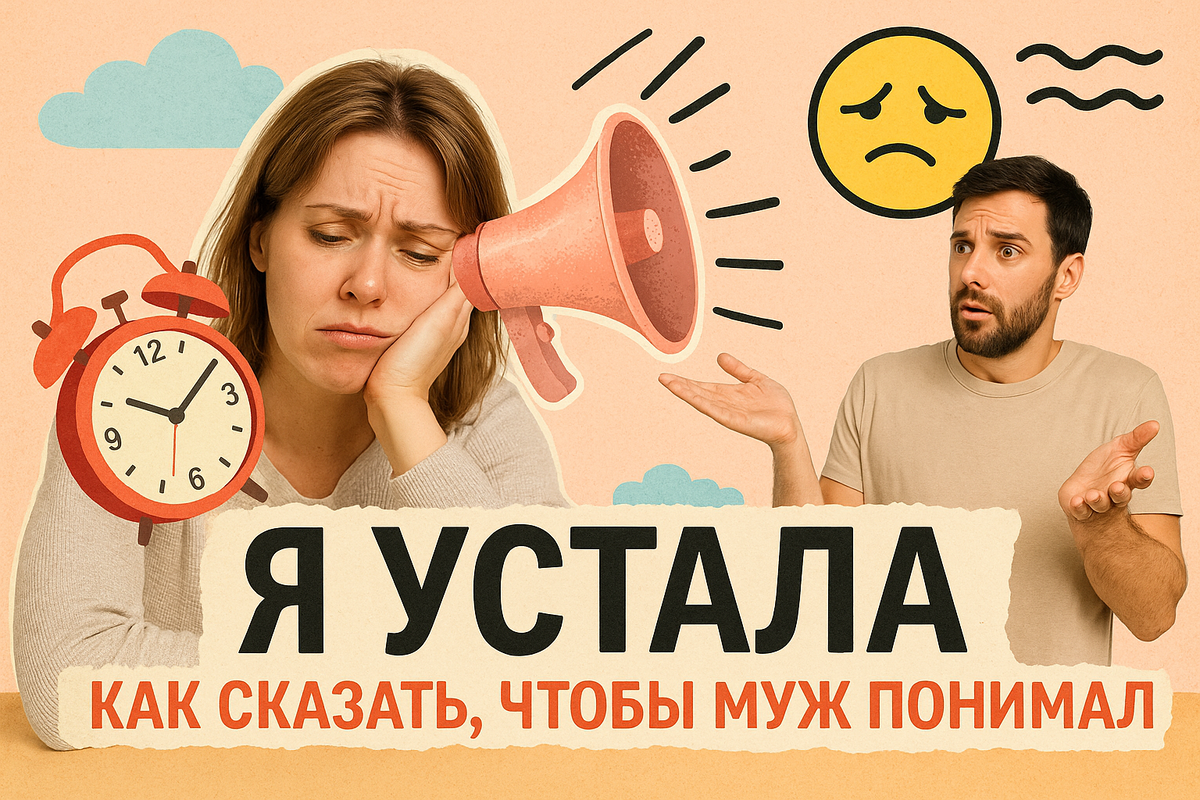 Как правильно общаться с мужем, чтобы он понимал вашу усталость