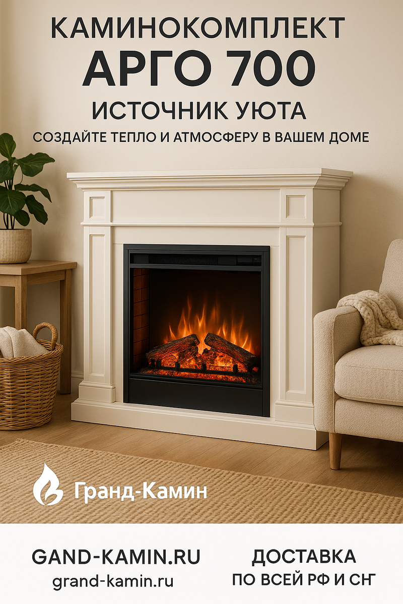    Каминокомплект Арго 700 как источник уюта: создайте тепло и атмосферу в вашем доме Kamin