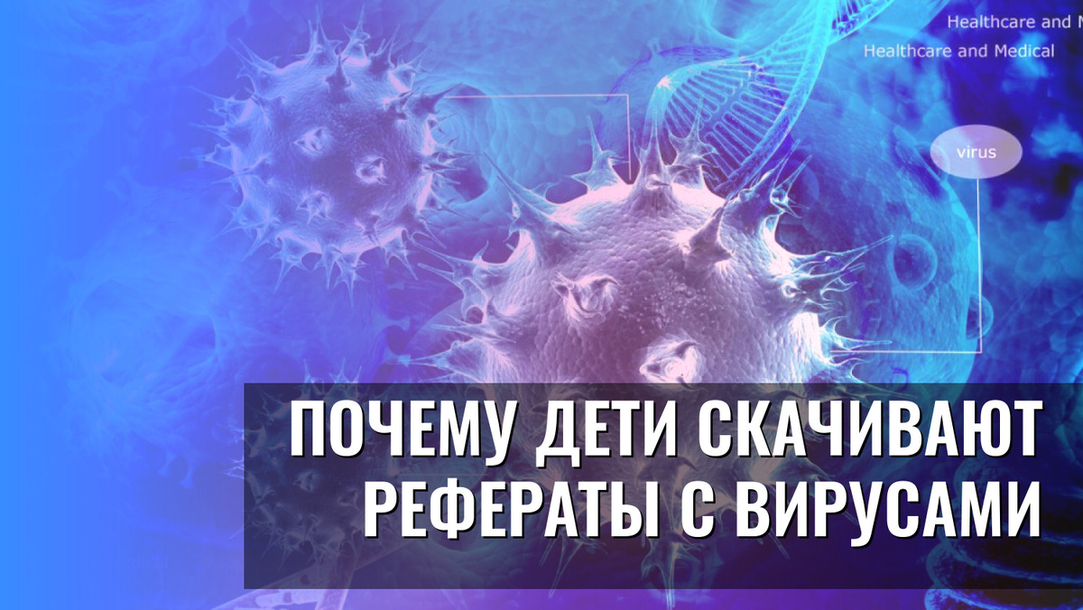    Почему дети скачивают рефераты с вирусами