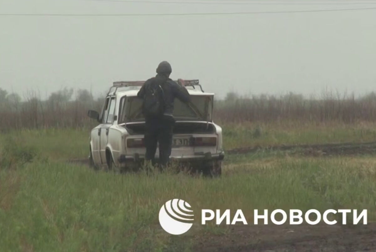    скриншот видео с телеграм-канала РИА Новости