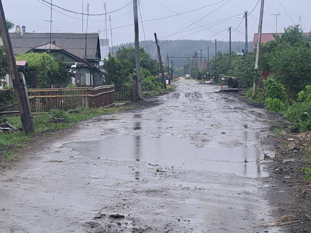 Жительница пожаловалась на плохое состояние улицы Гражданской