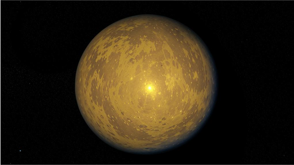 Поверхность Меркурия густо покрыта кратерами, свидетельствующими о насыщенной бомбардировке астероидами и кометами в ранней истории Солнечной системы. 