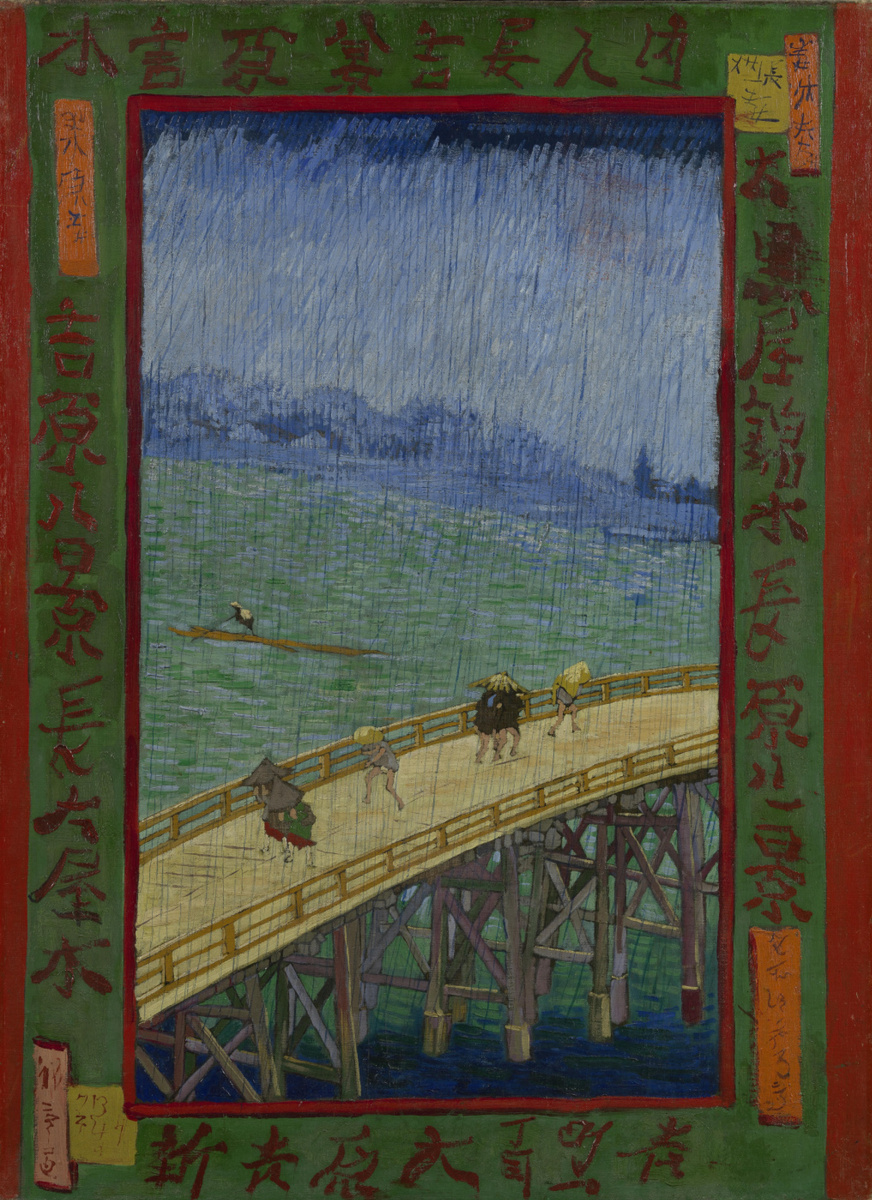 Ван Гог. «Мост под дождем» (1887 г.)