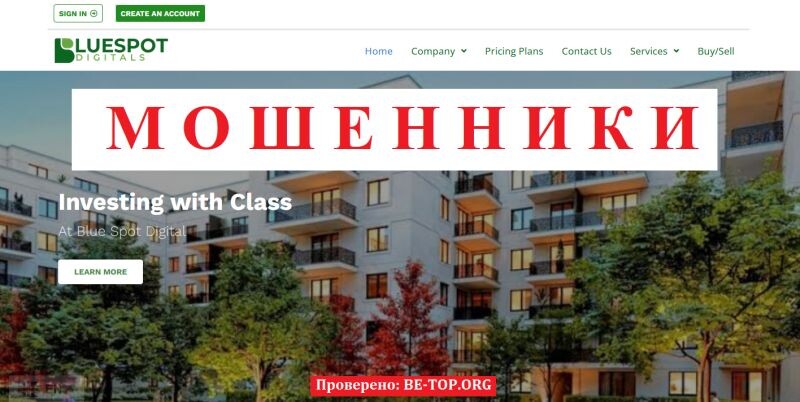 Брокер Blue Spot Digital отзывы: разоблачение мошенников