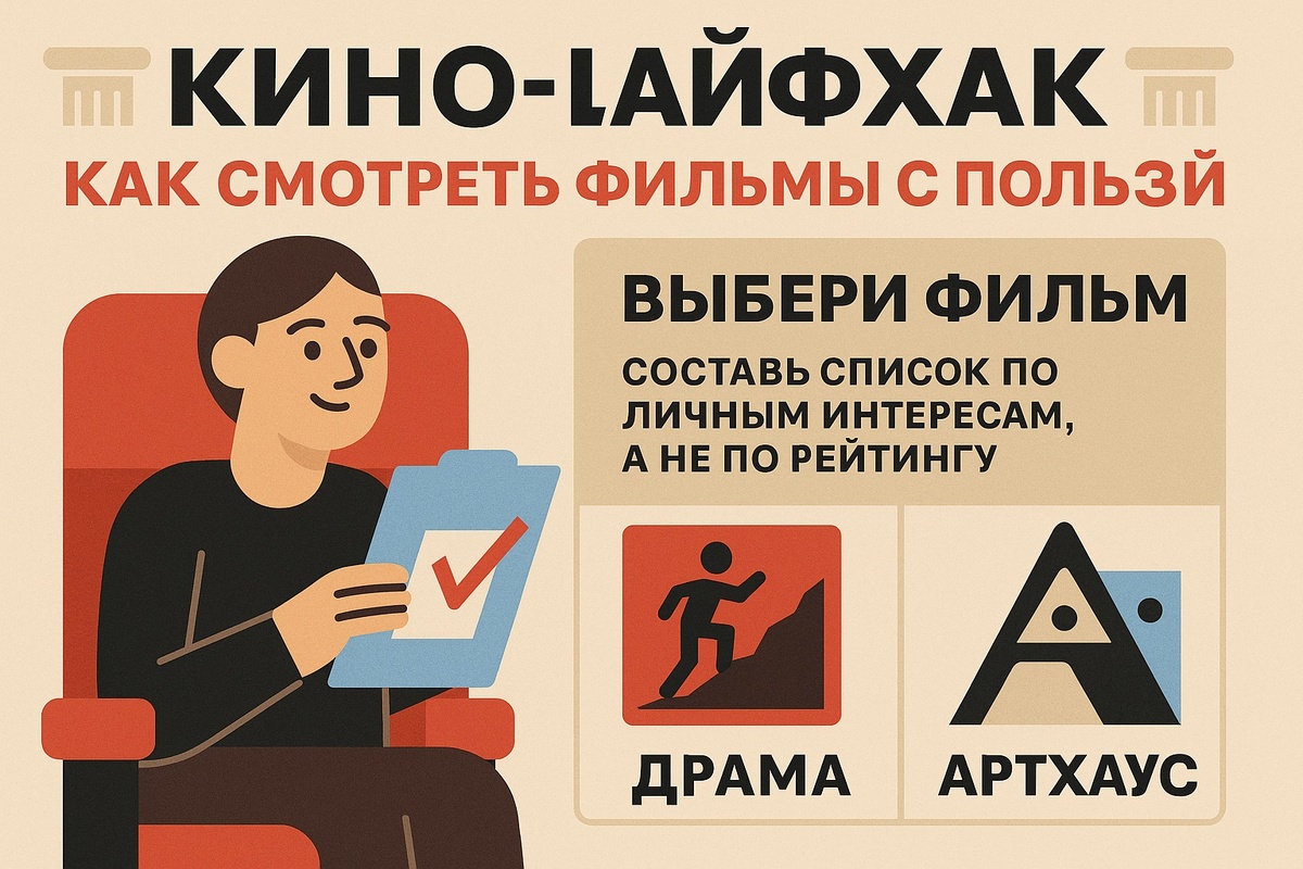 Как смотреть фильмы с пользой: лайфхаки для глубокого погружения в кино