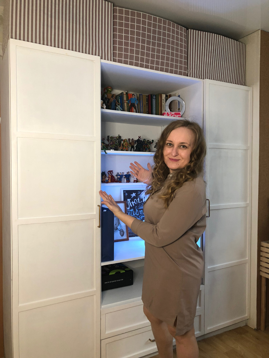 Переделала старый шкаф и теперь он не только красивый, но удобный и функциональный!