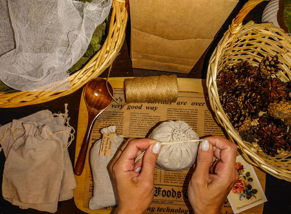 Запарка для бани с мятой