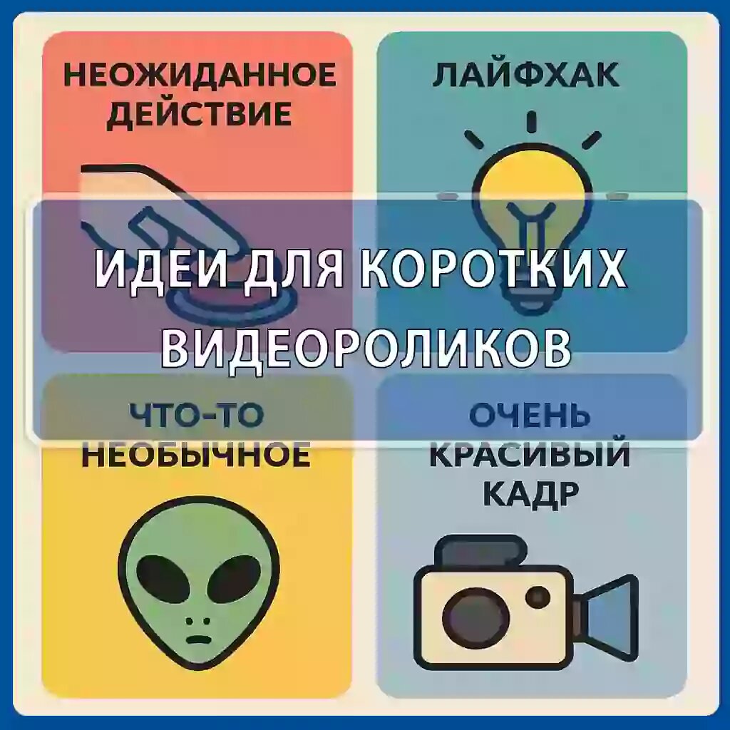 Как придумать короткое видео